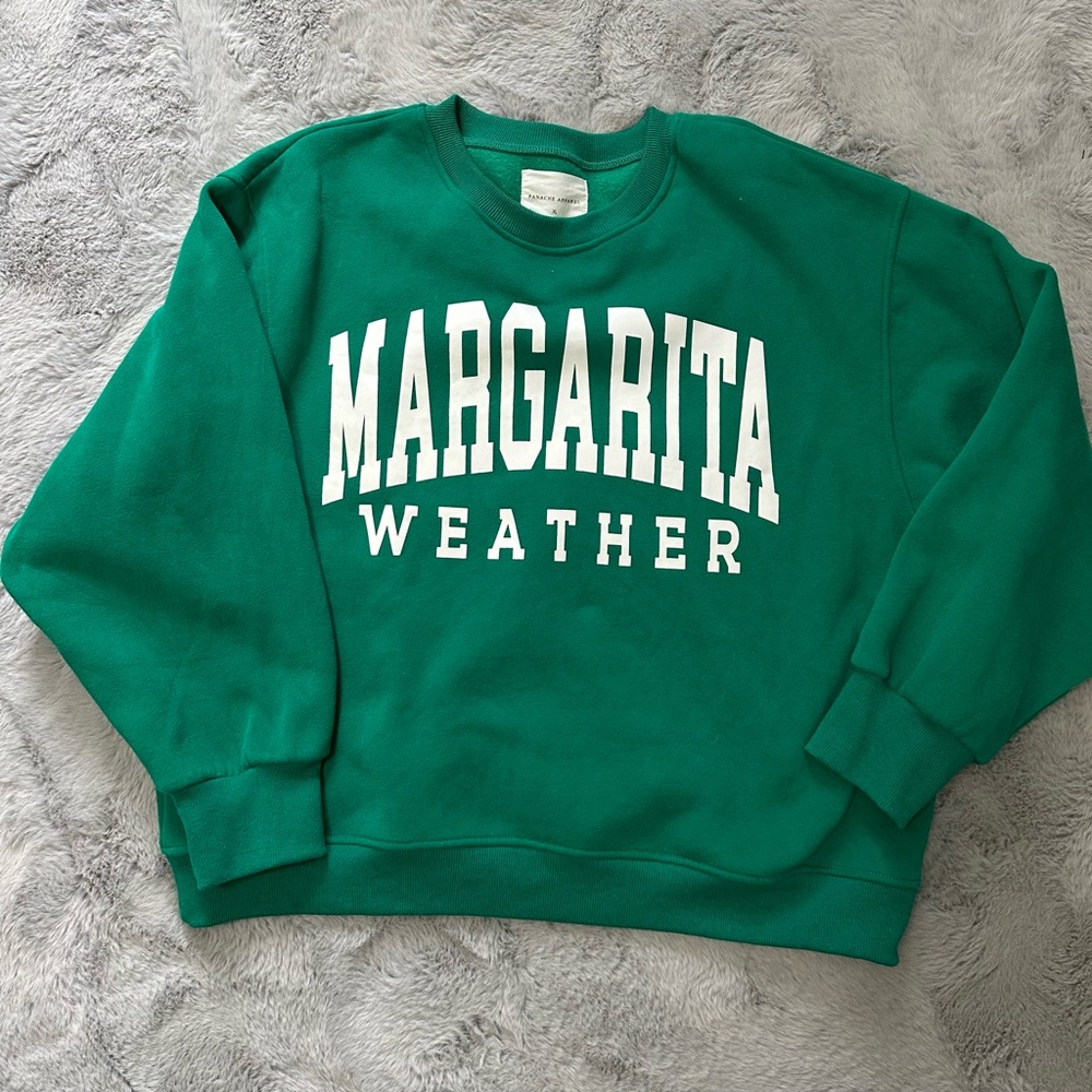 Panache Vibrant Green “Margarita Weather” Sweatshirt